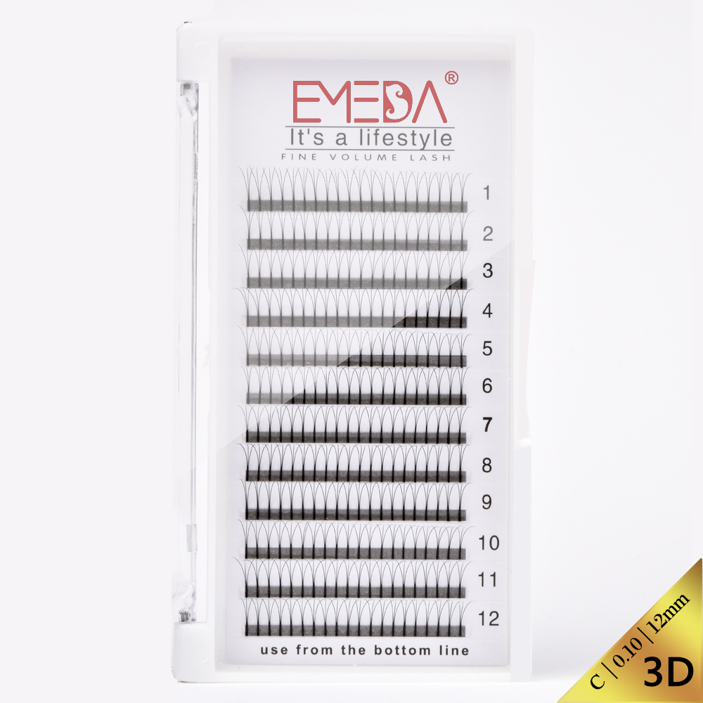 Easily Removable Pre Made Fans Eyelashes YY04